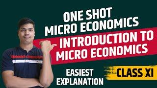 Introduction to Micro economics | ONE SHOT | Micro economics | Easiest explanation | PPC