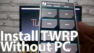 Installing TWRP without PC xiaomi Mi4