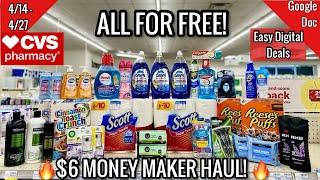 CVS Free & Cheap Digital Coupon Deals & Haul |4/14 - 4/27 l$6 Money Maker Week!| Learn CVS Couponing