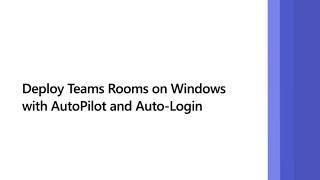 Autopilot for Teams Rooms Windows Step-by-Step Tutorial