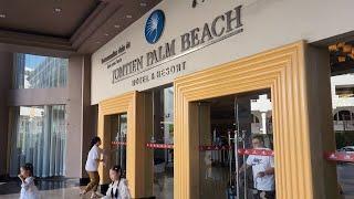 Jomtien Palm Beach hotel & resort Pattaya Thailand, walking tour review, swimming pool, beach,nearby