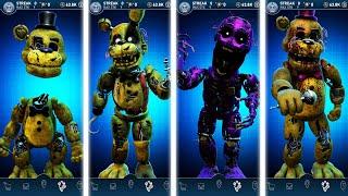 FNAF Rare Old Animatronics Workshop & Jumpscares Animations