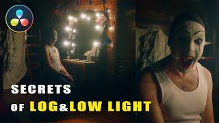 The Secret of Low Light LOG Color Grading | DaVinci Resolve 17