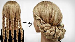 Быстрая Легкая Красивая Прическа 2020. ПОДРОБНО! Fast Easy Beautiful Hairstyle 2021. DETAILS!