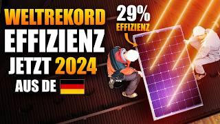 Durchbruch! Neue Ultra-Solarzelle aus DE schlägt alles! Marktreif!