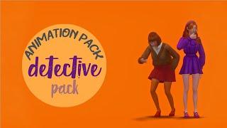 Detective pack | Sims 4 Animation