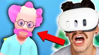 I DID TERRIBLE HAIRCUTS IN VR! (Shave & Stuff)