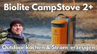 BioLite CampStove 2+ Unboxing & Test vom Holzvergaser Campingkocher mit Stromgenerator & Powerbank