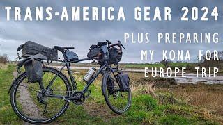 Gear List for TransAmerica Cycle Trail and Preparing My Kona Sutra for Bikepacking in Europe