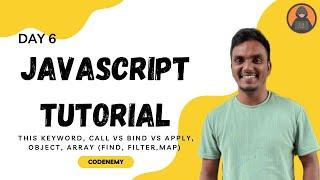 JavaScript Tutorial #6 Call Vs Bind Vs Apply & This keyword