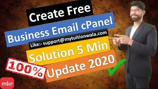 How to create an Email account in cpanel|Create email account in cPanel|Custom Email(Update 2020)