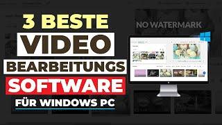 Die 3 besten kostenlosen Videobearbeitungsprogramme für Windows PC