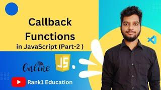 Callback functions with parameters | How to pass parameters to callback functions