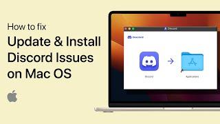 Discord - How To Fix Update & Install Errors on Mac OS