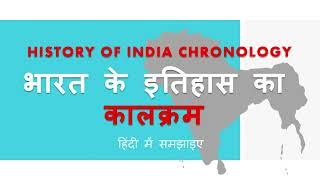 भारत के इतिहास का कालक्रम  HISTORY OF INDIA 2025 chronology