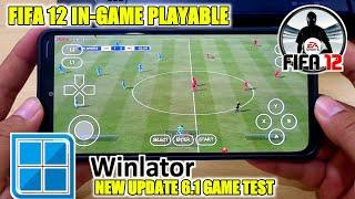 FIFA 12 Windows On Android Winlator 6.1 Gameplay