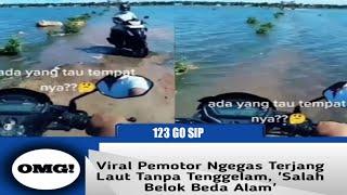 Video Viral 53 Detik ‼️ Pemotor Mental Baja Terjang Laut Tanpa Tenggelam