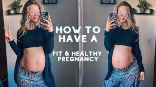 HOW TO HAVE A FIT & HEALTHY PREGNANCY | Core, Myth Busting, Tips