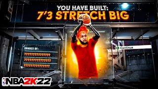 THE 7'3 STRETCH BUILD NOBODY KNOWS ABOUT... (NBA 2K22)