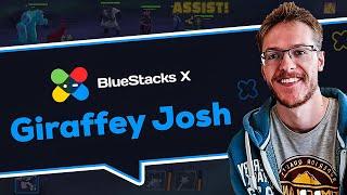 Giraffey Josh Play's Android Games on the Cloud with BlueStacks X