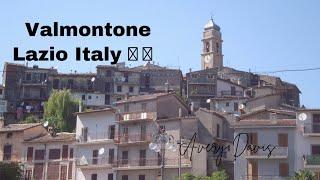 Nice view Valmontone Small town Near Rome Italy