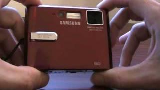 Review 1 SAMSUNG i85 Outside specs on Camera