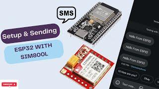 How To Setup SIM800L gsm Module with ESP32 | Sending SMS | Solved SIM800L Power Issue | IoT | Bangla