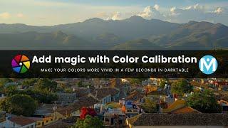 Add the magic with Color Calibration, my new favourite darktable module