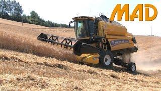 New Holland TC 5.90 HillSide: mietitrebbia autolivellante a 5 scuotipaglia