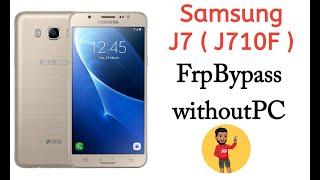 Frp bypass j710f u5 without pc | Zabieee Tech