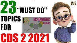 CDS 2 2021 Revision Series | CDS 2 2021 Preparation | Most Imp Economic Curves for CDS 2 2021