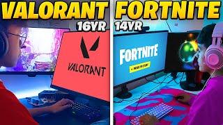 A Day In The Life Of A Valorant vs Fortnite Content Creator!