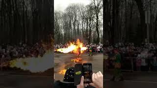 Сжигание чучела Масленицы в Смоленске