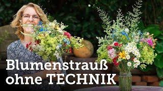 DIY: Der schönste, selbstgemachte Blumenstrauß | so natürlich und so einfach zu machen! 