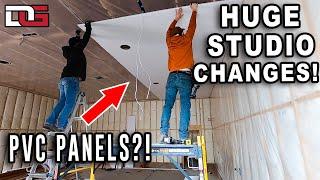 HUGE Studio Changes! | PVC Ceiling Panels?! | Detail Geek Studio Build