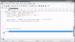 Creating a Database Hit Counter Part 4 Tutorial in PHP - MYSQL by For Student Organization