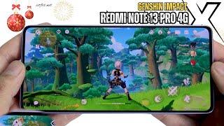 Redmi Note 13 Pro 4G Genshin Impact Gaming test | Helio G99 Ultra, 120Hz Display