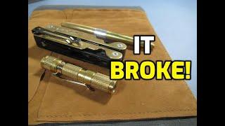 GOAT Multi-Tool Breaks! - Plus Brass EDC Disaster!
