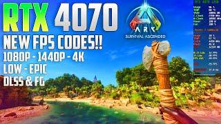 ARK Survival Ascended RTX 4070 | 4K - 1440p - 1080p | Epic & Low | DLSS & FG