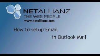 Netallianz - How to Setup Email in Microsoft Outlook