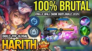 HARITH BEST BUILD 2024 | BUILD TOP GLOBAL HARITH GAMEPLAY | MOBILE LEGENDS