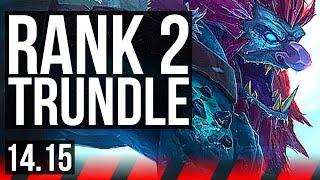 TRUNDLE vs ZERI (TOP) | Rank 2 Trundle, 18/1/1, 11 solo kills, Quadra | NA Challenger | 14.15