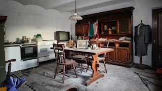 ABANDONED SINCE THE 80'S WITH EVERYTHING STILL INSIDE, NOBODY REMEMBERS WHO LIVED THERE