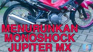 Cara Menurunkan mono shock belakang jupiter mx / downsize monoshock jupiter mx