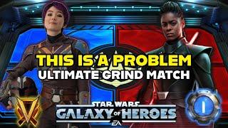 This Is A Problem! Ultimate Grind Match - Kyber 1 Grand Arena Championship | SWGOH