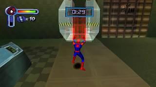 Spiderman PS1 Walkthrough part 1 Bank heist