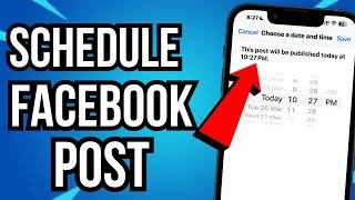 How To Schedule Posts On Facebook