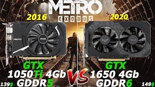 Metro Exodus - GTX 1050Ti vs GTX 1650 - Low/Medium/High/Ultra/Extreme
