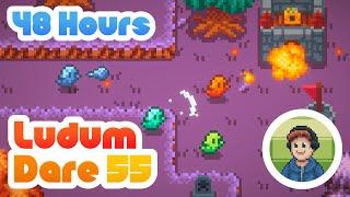 I Made a Summoning Game in UNDER 48 HOURS | Ludum Dare 55