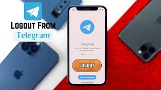 How to Log Out Telegram Messenger from iPhone!